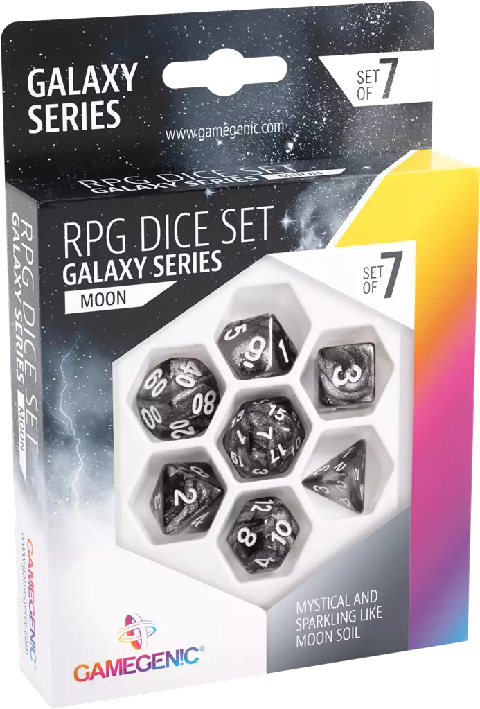 Set de 7 Dés JDR - Galaxy Series