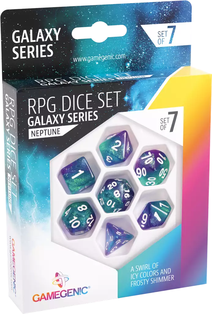 Set de 7 Dés JDR - Galaxy Series